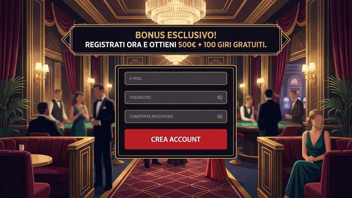 Registrazione con bonus
